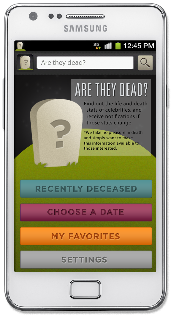 Are They Dead? App for Android